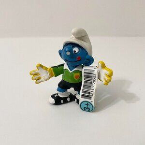 Smurfs Goalkeeper Smurf Soccer Goalie Figure PVC Toy Figurine